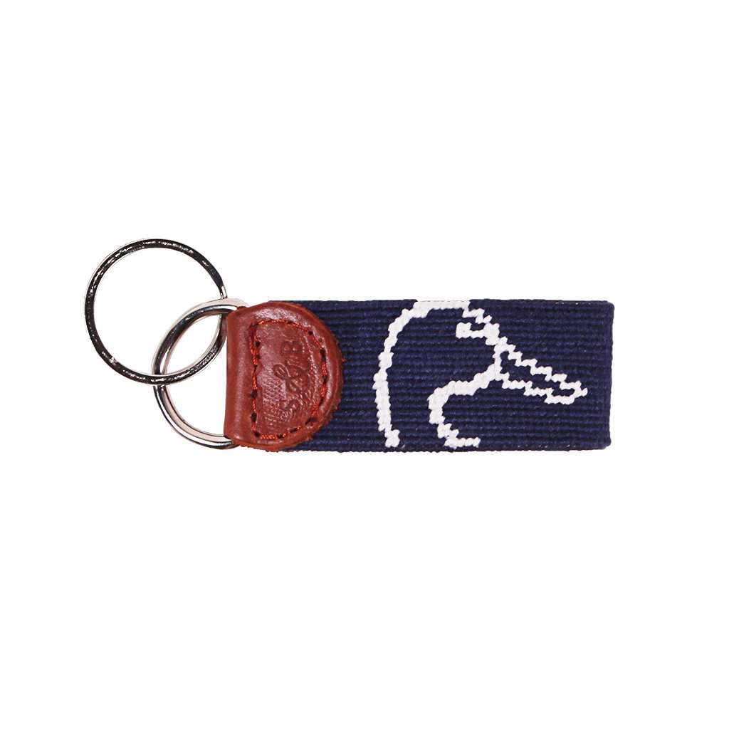 Ducks Unlimited Needlepoint Key Fob by Smathers & Branson - Country Club Prep