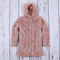 Fluffy Sherpa Hood Coat by Dylan (True Grit) - Country Club Prep