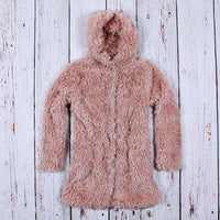 Fluffy Sherpa Hood Coat by Dylan (True Grit) - Country Club Prep