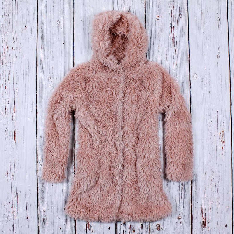 Fluffy Sherpa Hood Coat by Dylan (True Grit) - Country Club Prep