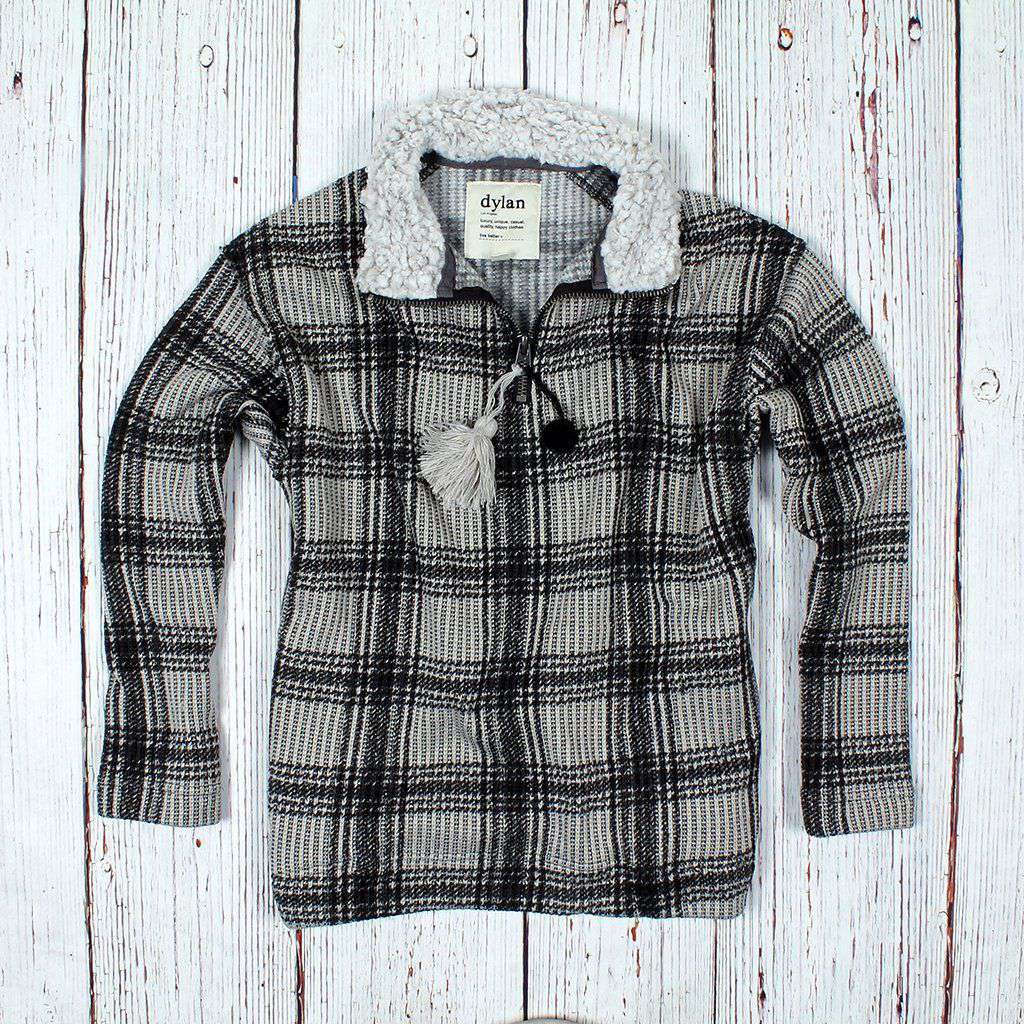 Cabin Plaid 1/4 Zip by True Grit (Dylan) - Country Club Prep