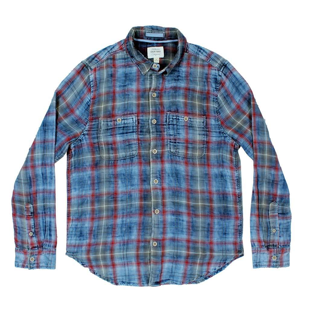 Redrock Long Sleeve 2 Pocket Shirt by True Grit - Country Club Prep