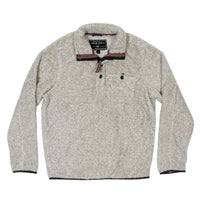 Melange Shag Sherpa Snap Pullover by True Grit - Country Club Prep