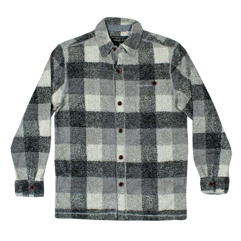 Melange Square Plaid Long Sleeve Big Shirt by True Grit - Country Club Prep