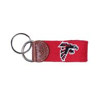 Atlanta Falcons Needlepoint Key Fob by Smathers & Branson - Country Club Prep