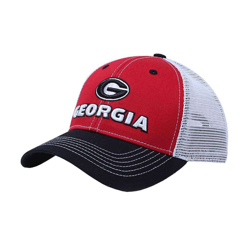 Georgia Mesh Snap Back Hat by National Cap & Sportswear - Country Club Prep