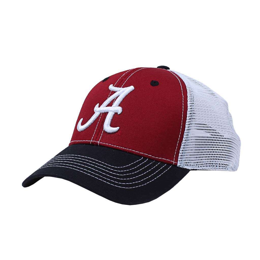 Alabama Mesh Snap Back Hat by National Cap & Sportswear - Country Club Prep