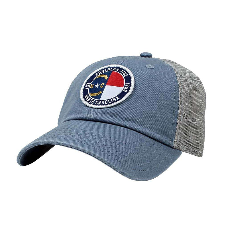 North Carolina Vintage State Trucker Hat by Southern Tide - Country Club Prep