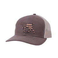 USA Leather Pointer Hat by Southern Snap Co. - Country Club Prep