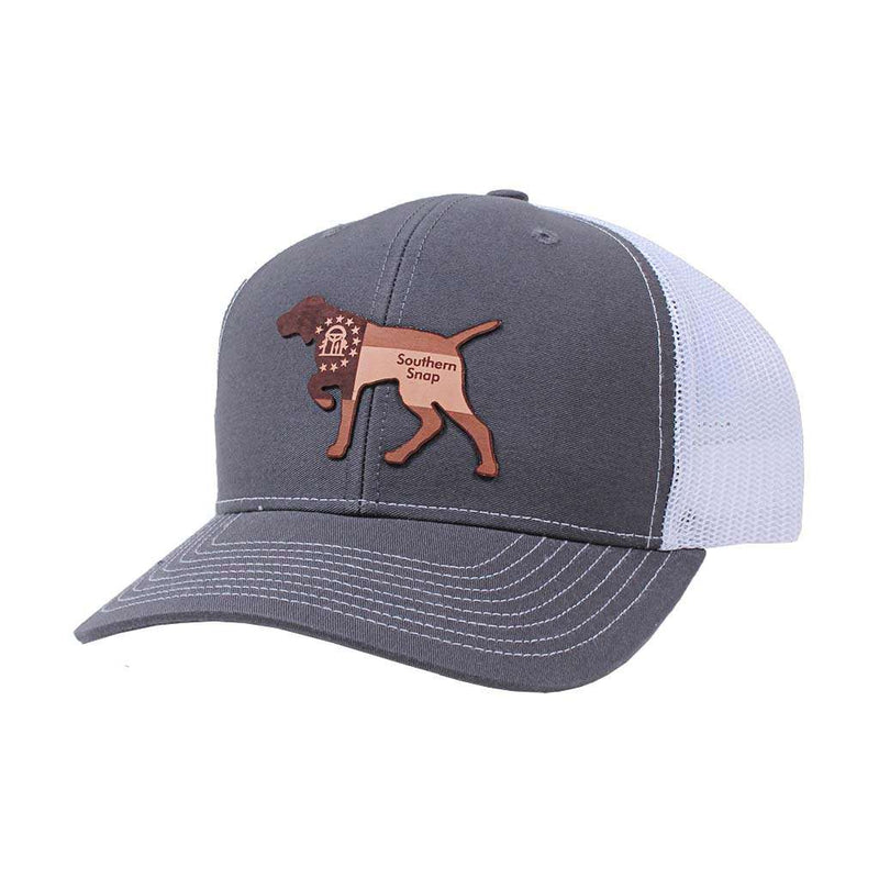 Georgia Leather Pointer Hat by Southern Snap Co. - Country Club Prep