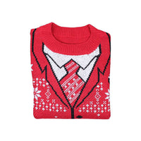 The Uncle Bing Christmas Suit Sweater by Preppy Elves - Country Club Prep