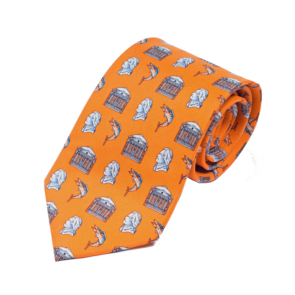 Cville Trio Custom Neck Tie by Bird Dog Bay - Country Club Prep