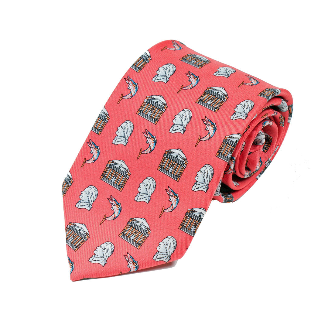 Cville Trio Custom Neck Tie by Bird Dog Bay - Country Club Prep