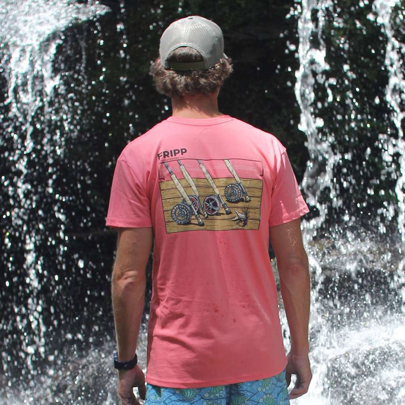 Fishing Rods T-Shirt by Fripp Outdoors - Country Club Prep