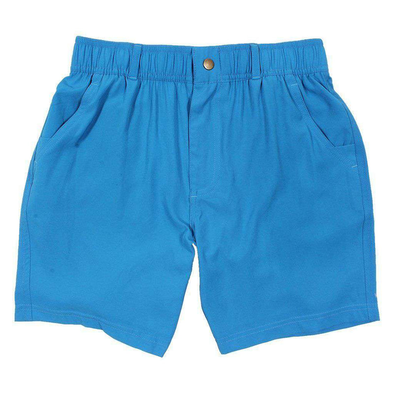 Chillaxer Shorts in Blue by Waters Bluff - Country Club Prep