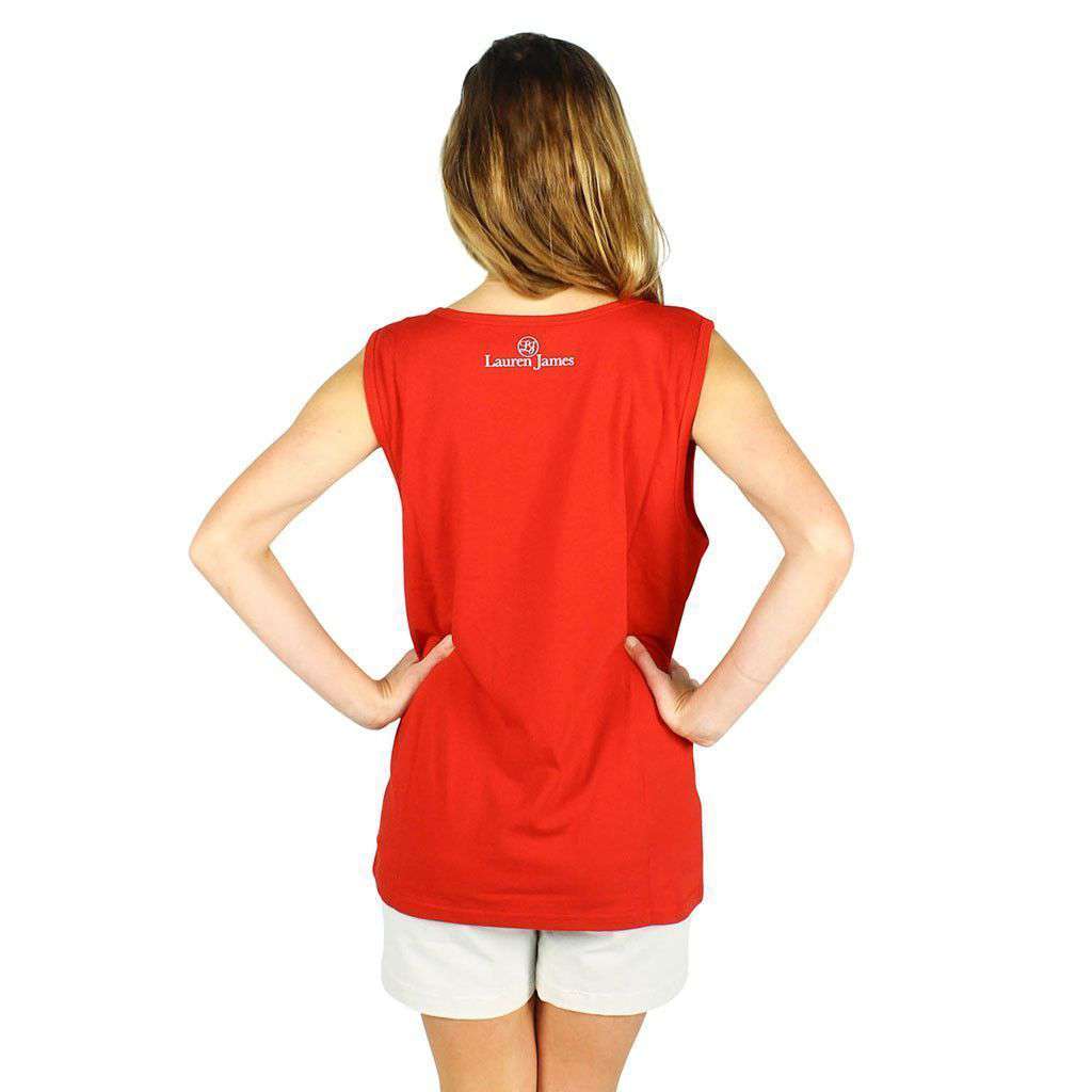 Bless Your Heart Tank Top in Red by Lauren James - Country Club Prep