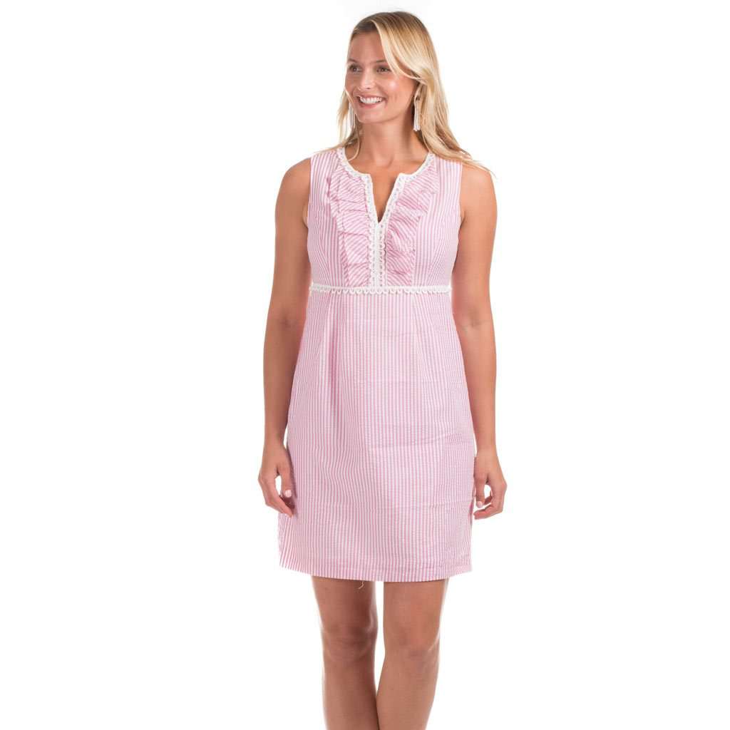 The Orchard Seersucker Dress by Duffield Lane - Country Club Prep