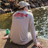 Red Snapper Performance Shirt in Grey by Coast - Country Club Prep