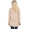 Linden Sherpa Pullover in Sand Brown by Lauren James - Country Club Prep