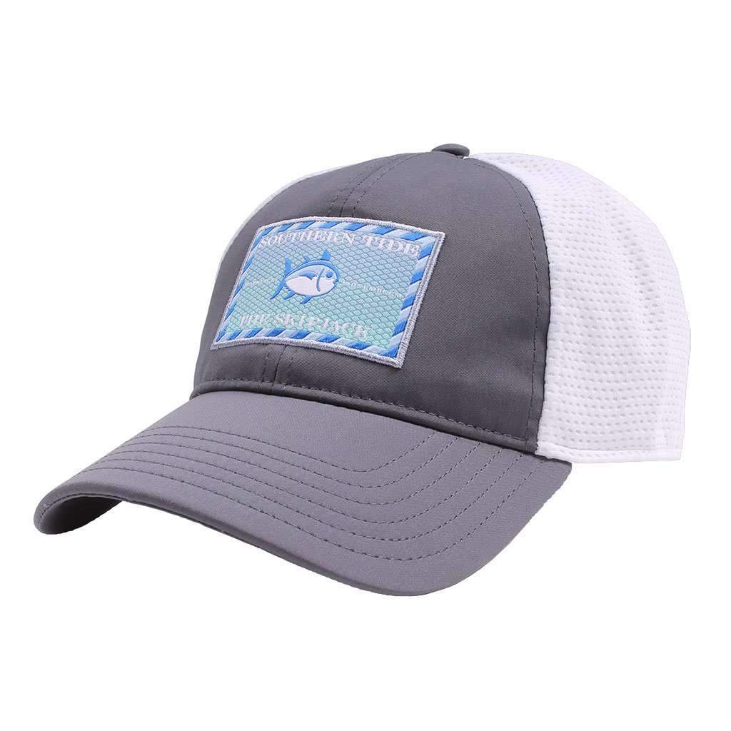Original Skipjack Tarpon Fitted Hat in Dark Grey by Southern Tide - Country Club Prep