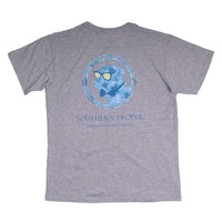 Island Dog Tee in Heather Grey by Southern Proper - Country Club Prep