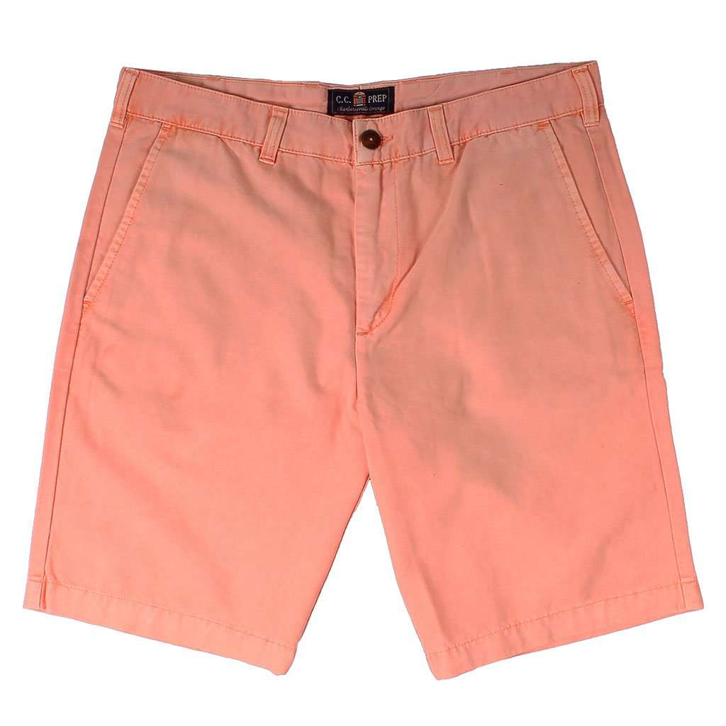 The Charlottesville Orange Short by Country Club Prep - Country Club Prep