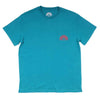 Midnight Tower Simple Pocket Tee in Teal by Waters Bluff - Country Club Prep