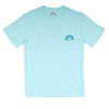 Logo Simple Pocket Tee in Mint by Waters Bluff - Country Club Prep