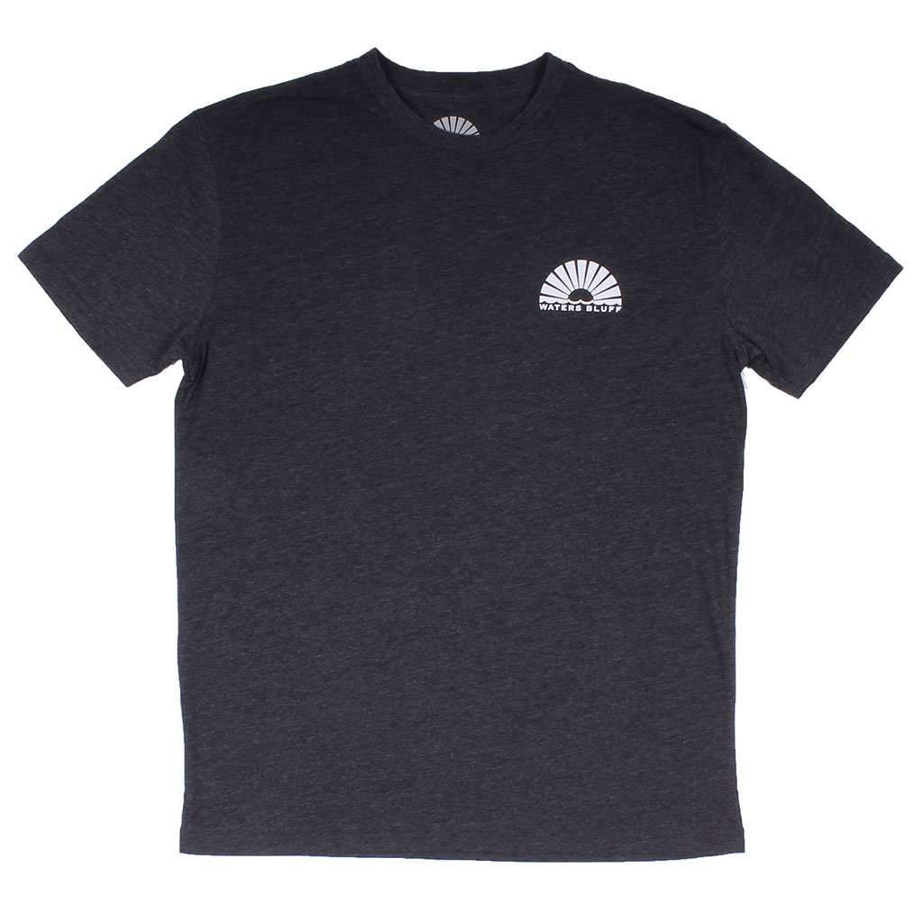 Minimal Tower Natural Tee in Bluff Grey Blend by Waters Bluff - Country Club Prep