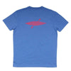 Kayak Me a River Natural Tee in Chill Blue Blend by Waters Bluff - Country Club Prep