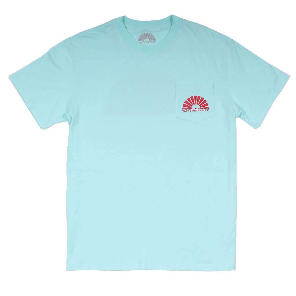 Fisher Simple Pocket Tee in Mint by Waters Bluff - Country Club Prep