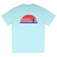 Fisher Simple Pocket Tee in Mint by Waters Bluff - Country Club Prep