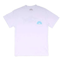Wake N Bait Simple Pocket Tee in White by Waters Bluff - Country Club Prep