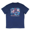 Van Gogh 4th Simple Pocket Tee in Navy by Waters Bluff - Country Club Prep