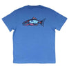 Wake N Bait Simple Pocket Tee in Chill Blue by Waters Bluff - Country Club Prep