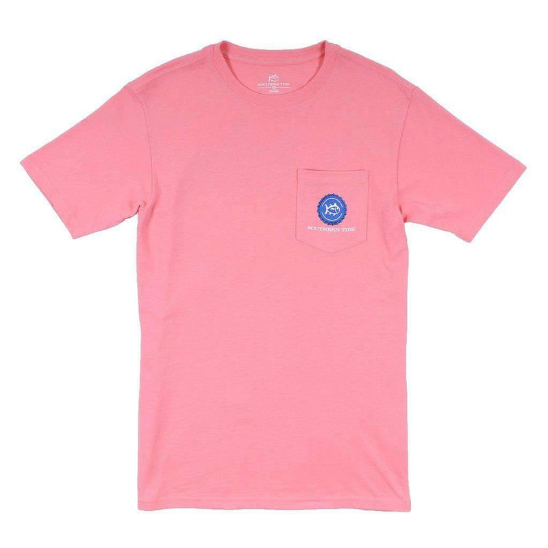 Collecting Caps T-Shirt in Light Coral by Southern Tide - Country Club Prep