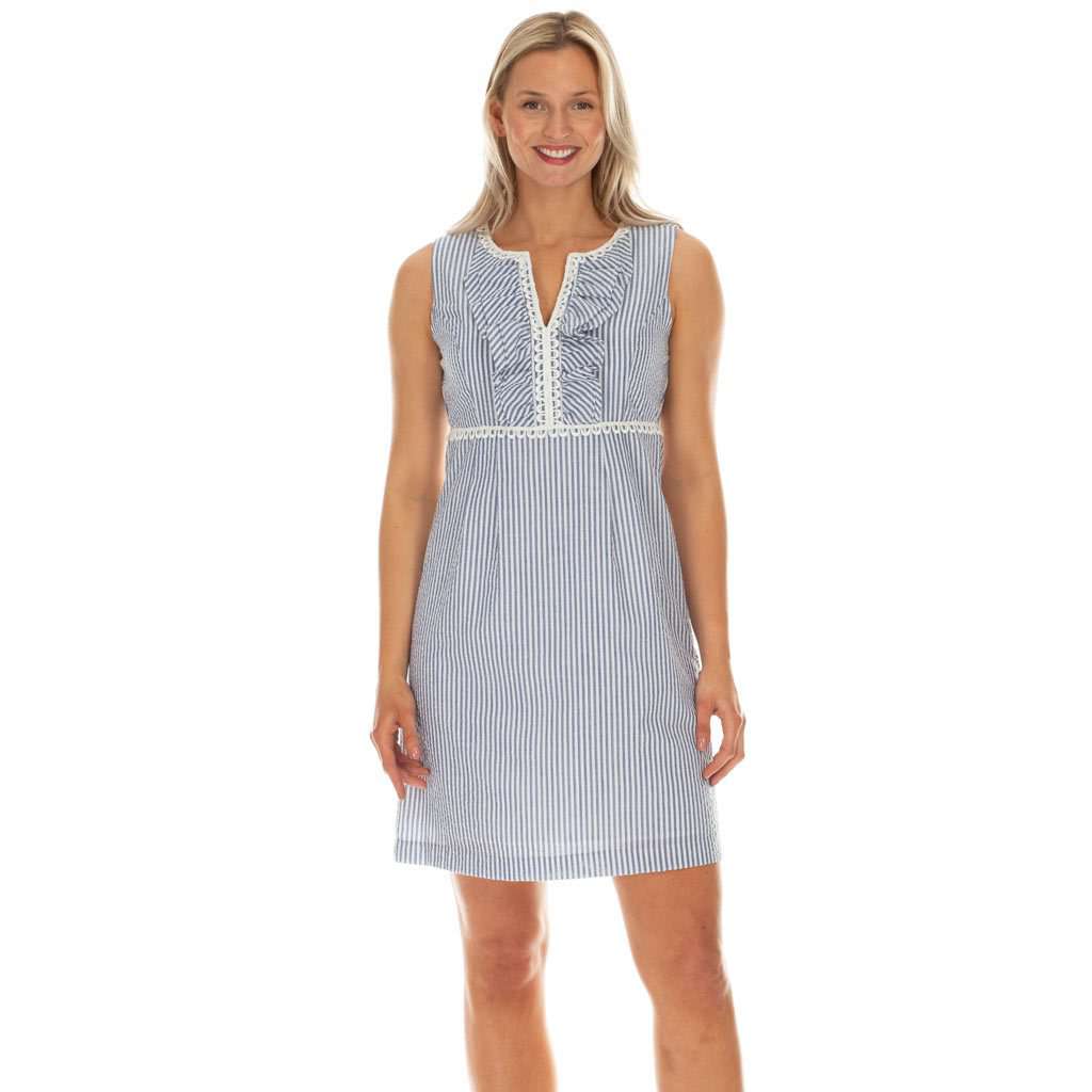 The Orchard Seersucker Dress by Duffield Lane - Country Club Prep