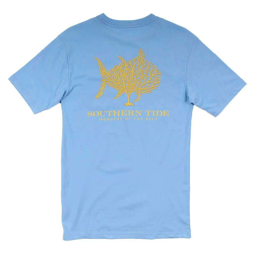 Skipjack Wonders of the Reef T-Shirt in Ocean Channel by Southern Tide - Country Club Prep