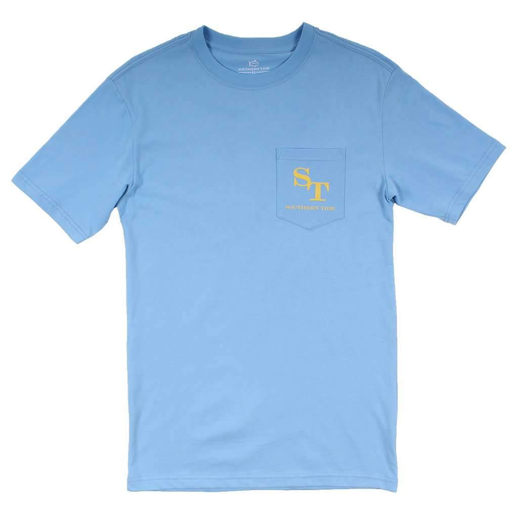 Skipjack Wonders of the Reef T-Shirt in Ocean Channel by Southern Tide - Country Club Prep