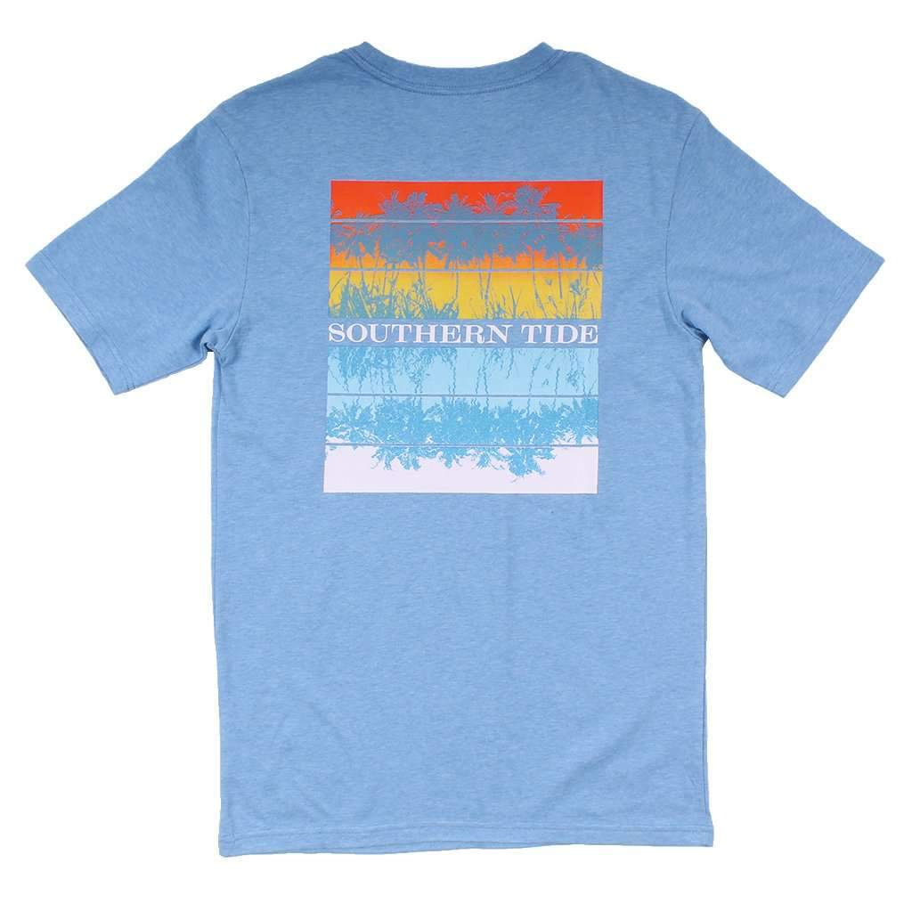 Southern Reflection Heathered T-Shirt in Ocean Channel by Southern Tide - Country Club Prep