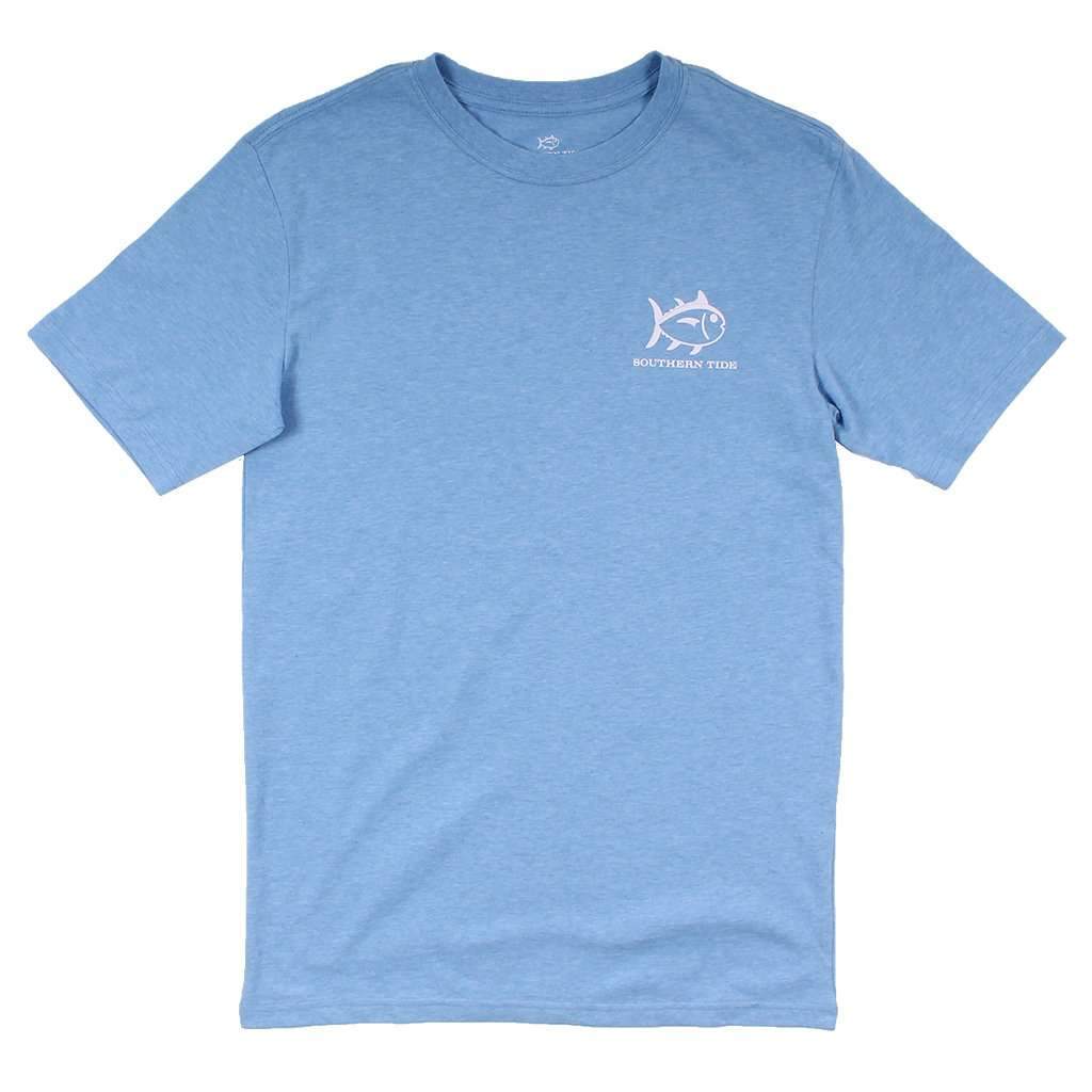 Southern Reflection Heathered T-Shirt in Ocean Channel by Southern Tide - Country Club Prep