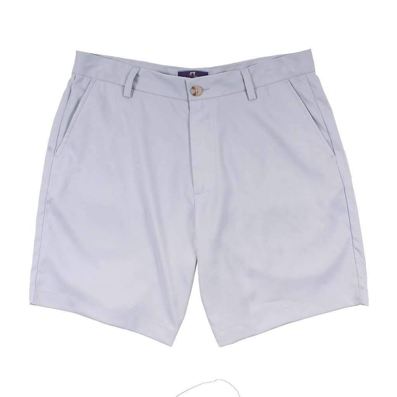 Performance Short in Light Grey by Southern Point Co. - Country Club Prep