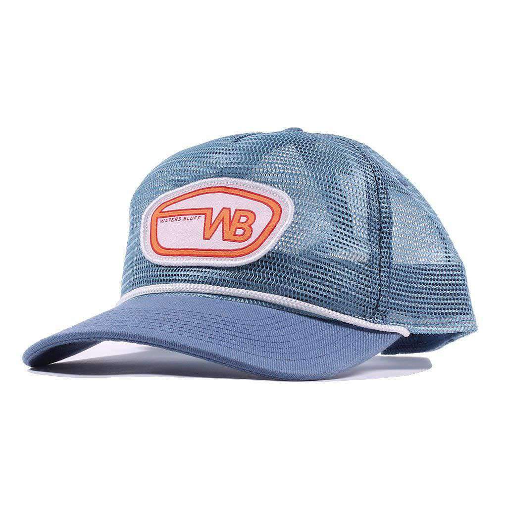 Camper Trucker Hat in Slate by Waters Bluff - Country Club Prep