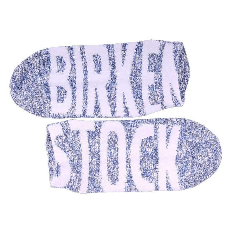 Women's Slub Logo Sneaker Socks in Deep Ultramarine by Birkenstock - Country Club Prep