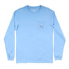 Head South Long Sleeve T-Shirt in Ocean Channel by Southern Tide - Country Club Prep