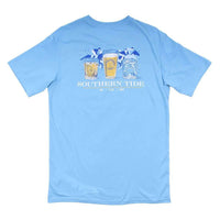 The Perfect Trifecta Tee in Ocean Channel by Southern Tide - Country Club Prep