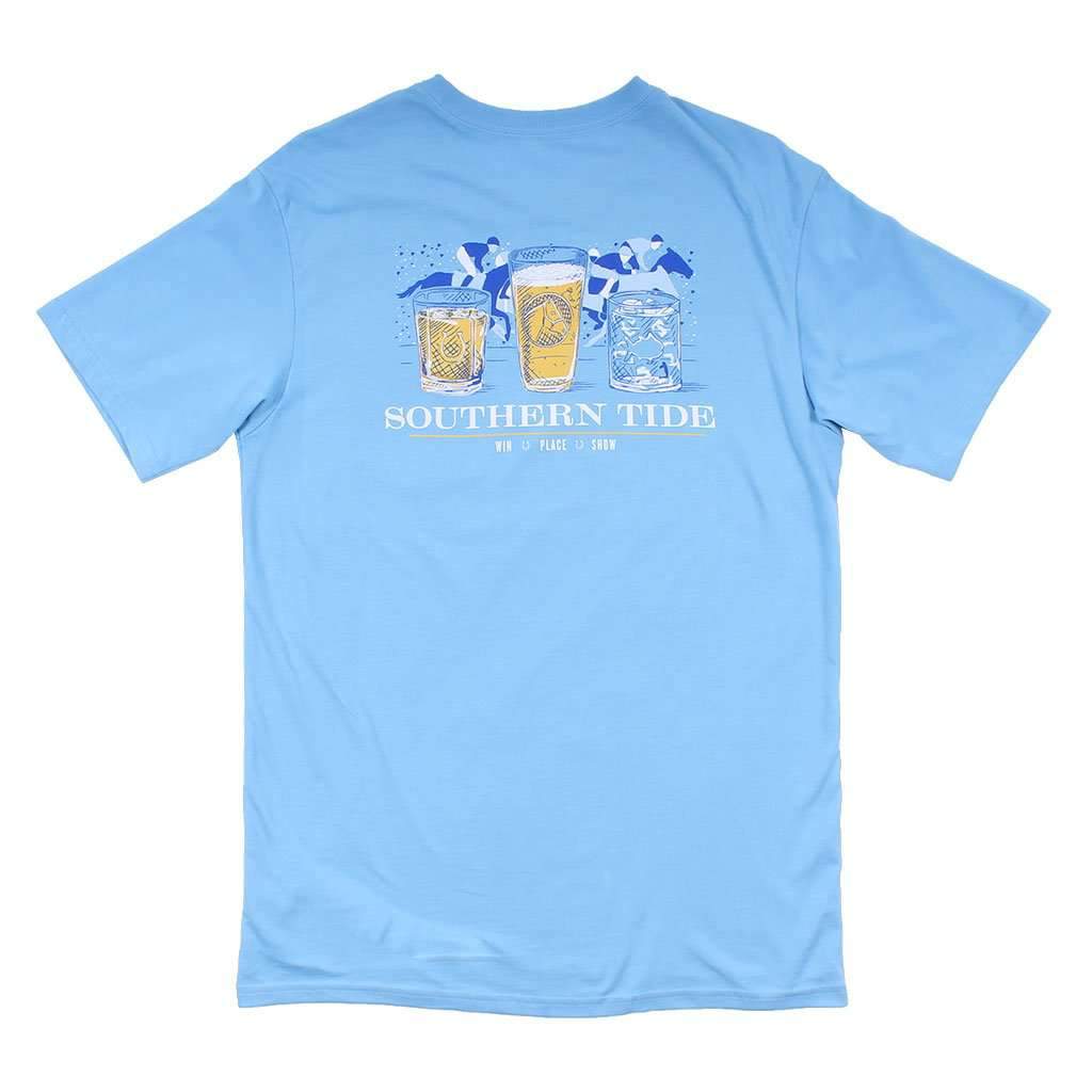 The Perfect Trifecta Tee in Ocean Channel by Southern Tide - Country Club Prep