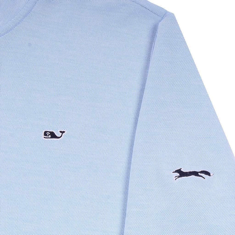 Saltwater 1/4-Zip in Ocean Breeze by Vineyard Vines - Country Club Prep