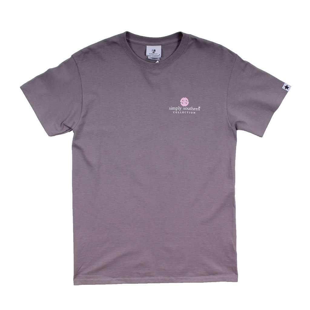 Preppy Compass Tee in Steel by Simply Southern - Country Club Prep