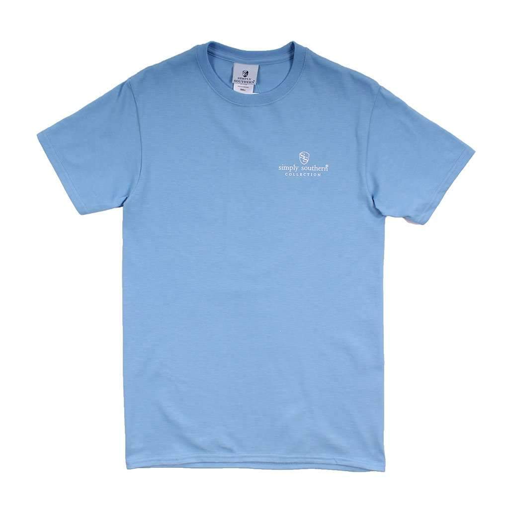 Preppy Old Bay Dog Tee in Blues by Simply Southern - Country Club Prep